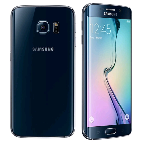 buy Cell Phone Samsung Galaxy S6 Edge SM-G925A 32GB - Black Sapphire - click for details